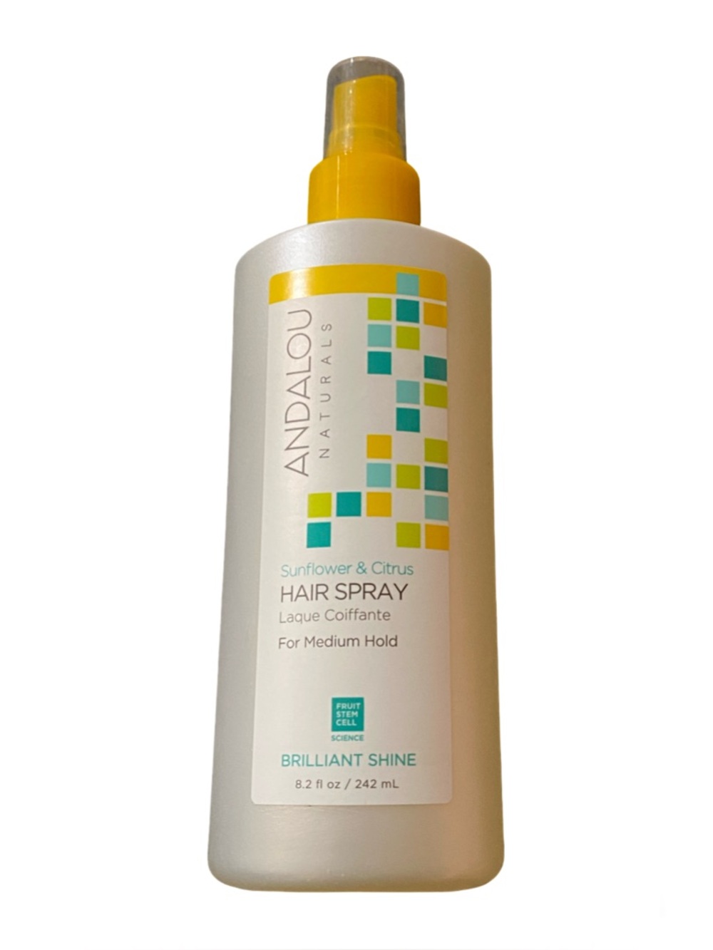New Andalou Naturals Sunflower & Citrus Hair Spray 8.2 fl oz